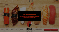 Desktop Screenshot of konesushi.com